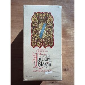 VINTAGE Myrurgia Flor De Blason Cologne Barcelona Spain 8 1/2 FL. OZ - NIB
